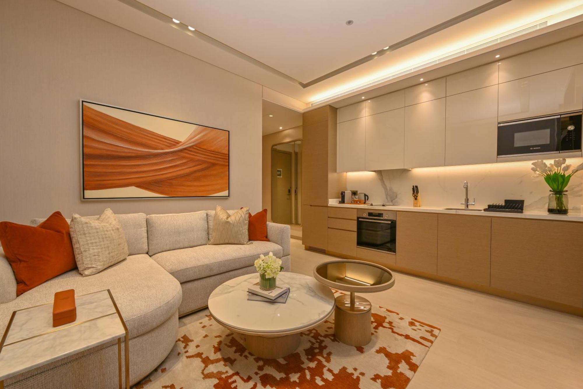 Onyx Rotana Hotel Manáma Kültér fotó A typical apartment interior